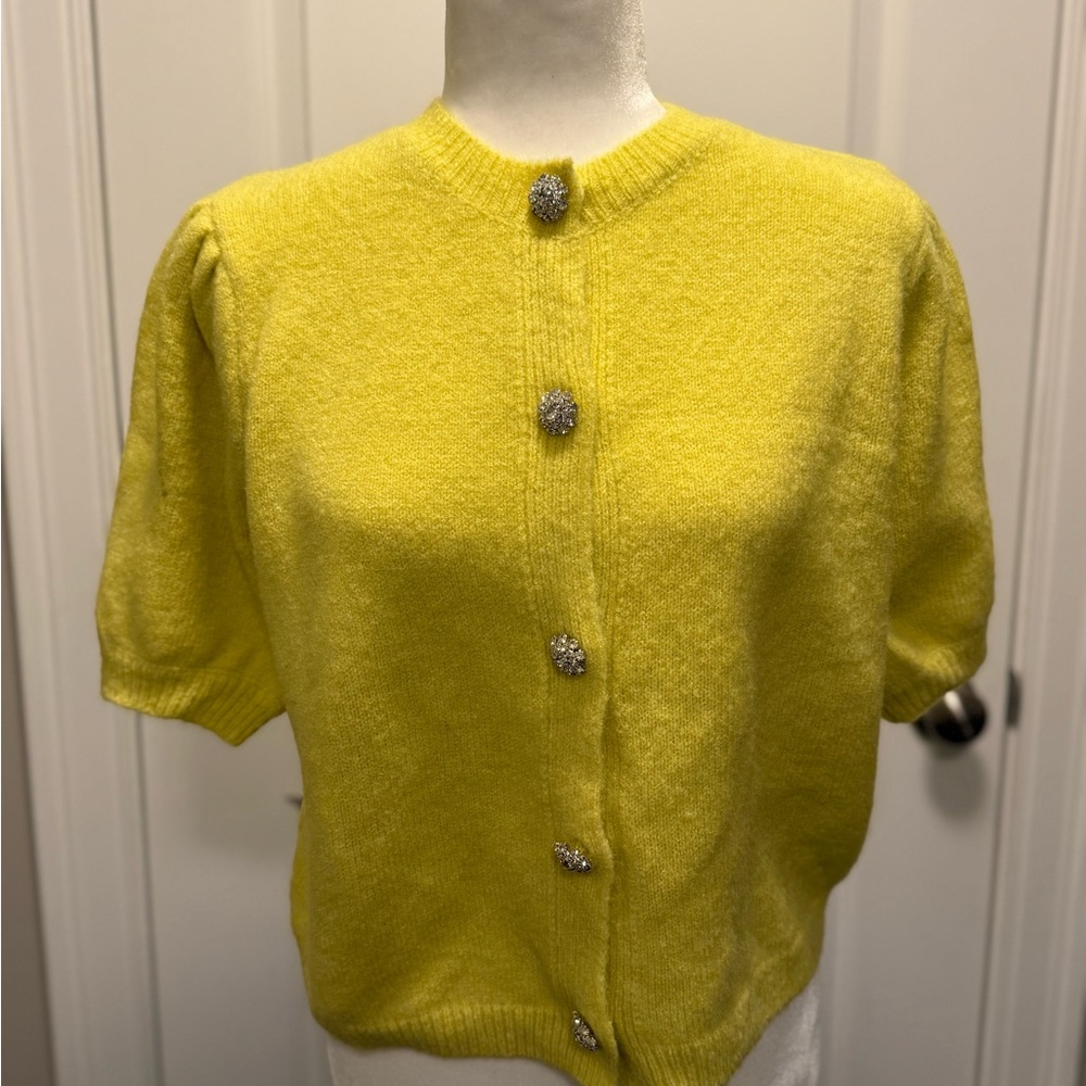 AQUA Bright Yellow Knitwear